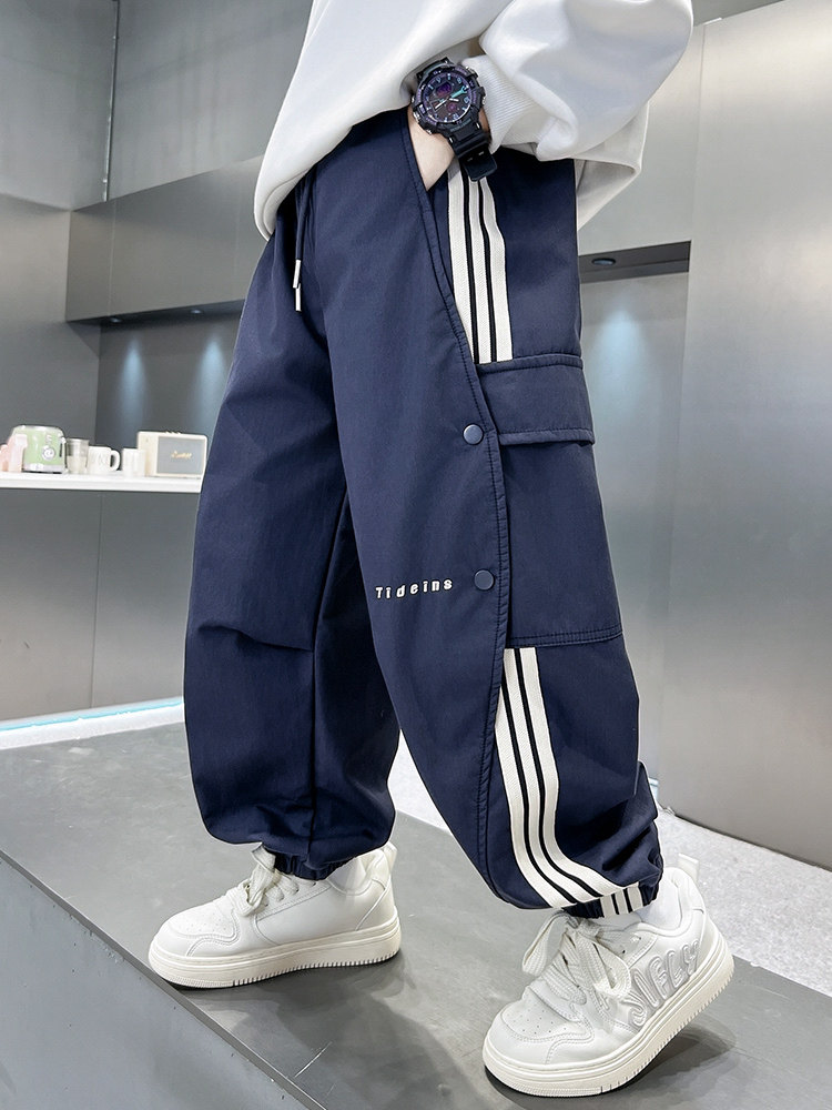 Children's Clothing Boys' Pants Spring and Autumn 2026 New Autumn Sports Long Pants for Older Children Autumn Casual Boys' Trendy