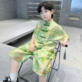 Ханьфу для мальчиков, комплект, летний костюм, китайский стиль