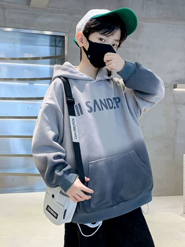 Детская весенняя летняя одежда, осенняя толстовка для мальчиков, подходит для подростков