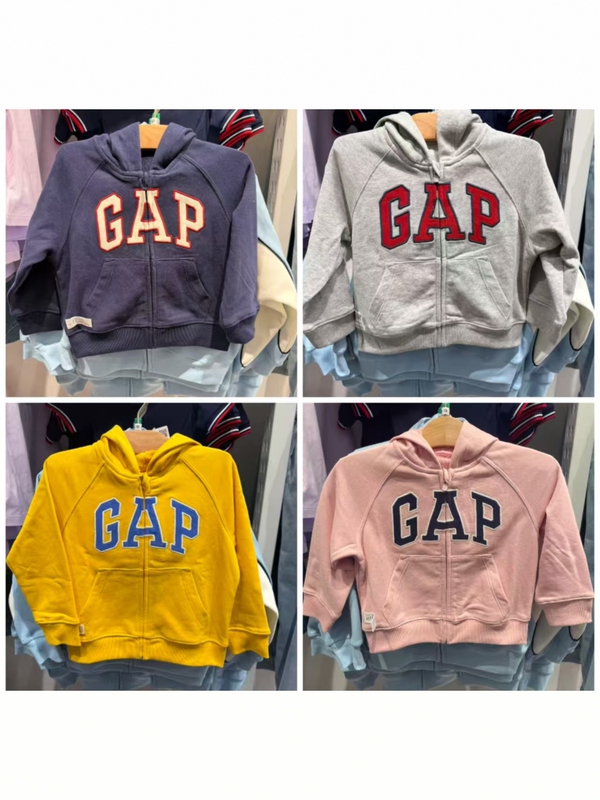 [Same Style for Kids of All Ages] Gap Boys and Girls Toddler 2026 Spring Logo Hoodie Sweatshirt 861114 860963