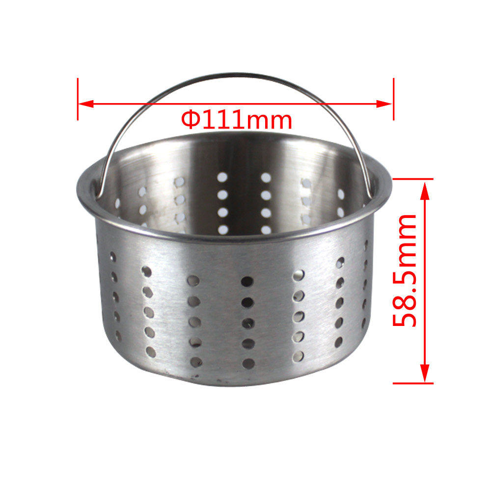 Oupai kitchen sink drainer basket accessories 11 1CM washbasin filter sewage garbage Tilan accessories