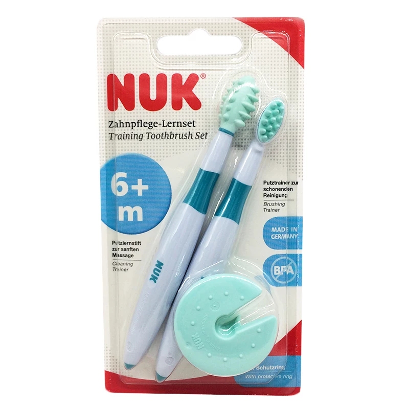 German Nuk Toothbrush Oral Stimulation Massage Stick Oral Muscle Sensory Massage Brush Kidsren's Speech Training Tool