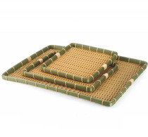 Imitation bamboo fruit plate handmade bamboo sieve fruit basket cooked food plate antique dustpan imitation bamboo products bamboo dustpan basket