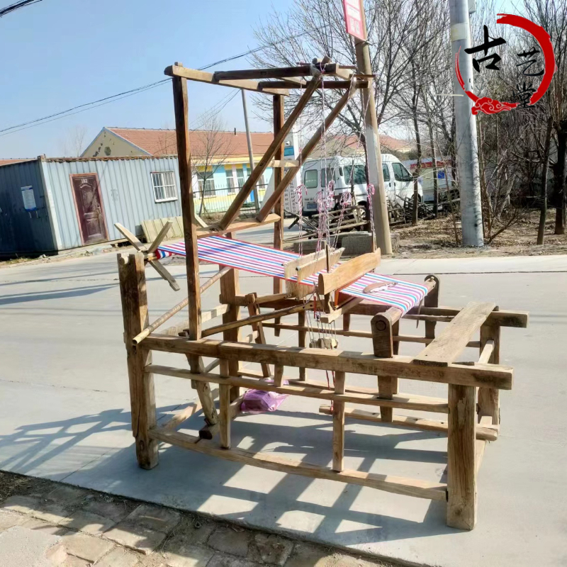 Old-Fashioned Loom, Nostalgic Spinning Wheel, Shuttle, Homestay, Old Farming Tools, Scenic Spot, Old Objects Display, Film Props, Decorations