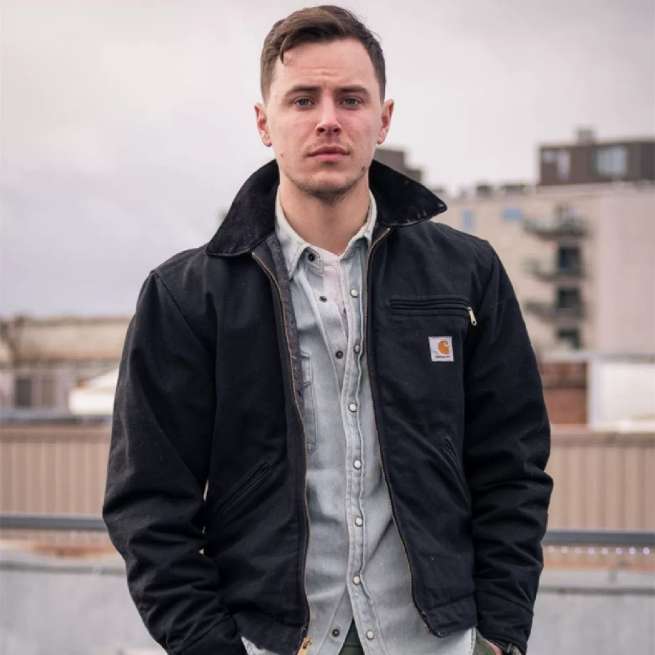 «ZZ версия» Оригинальная куртка Carhartt Detroit Pink Sail Wash Jacket Workout Versatile Top