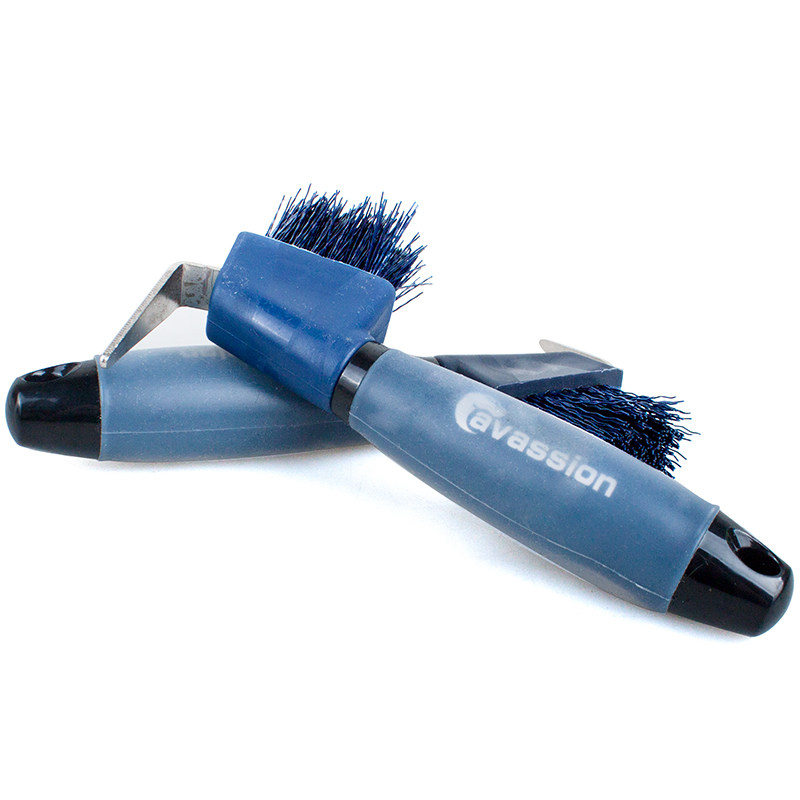 Cavassion Silicone Horseshoe Brush Hoof Brush Hoof Hook Hoof Repair Horse Cleaning Rocky Harness 8801076