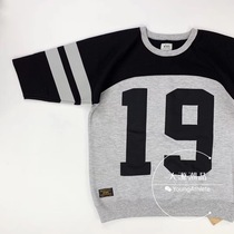 Spot WTAPS QB 3quater CREW NECK 15AW seven-point sleeve plus velvet round NECK gray