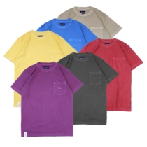 Spot DESCENDANT CACHALOT PIGMENT DYE SS heavy wash short sleeve T-shirt 19AW