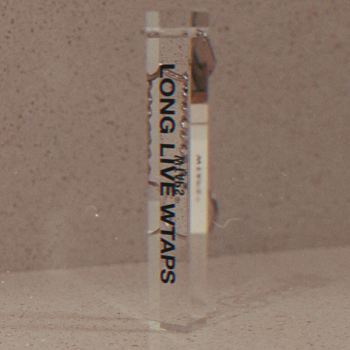 товар из китая 折扣现货wtaps 315/key holder.acrylic long live水晶钥匙扣挂件