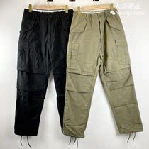 Spot DESCENDANT D-65M SATIN TROUSERS 19AW DCDT big pocket army pants