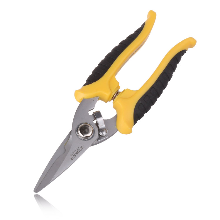 Hong Kong Flying Deer 7 inch 8 inch stainless steel electronic shear multi - use electrical shear wire slot scissors