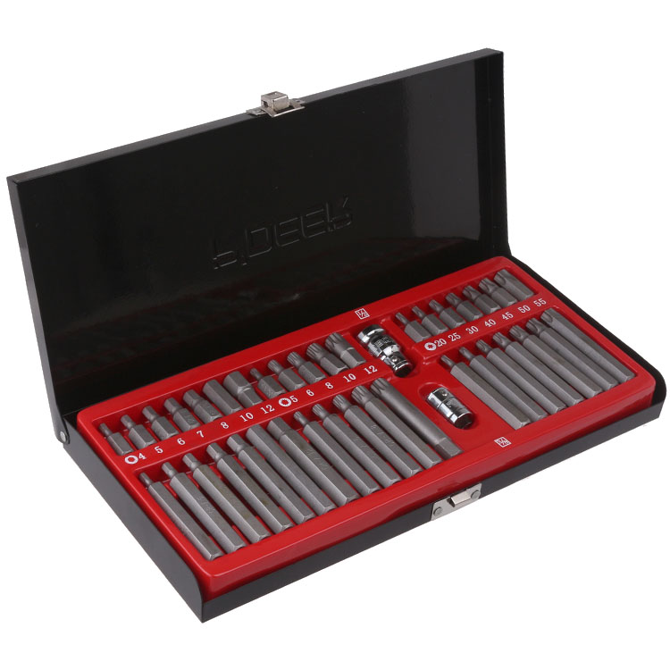 Flying Deer CR-V40 Pieces Star Batch Group Kit Composition Tool Batch Head Sleeve Wrench Steam Protection Tool Plum Inner Socket