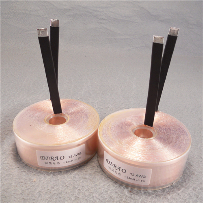 Factory price direct sales hifi sound box divider 12AWG copper foil inductance 0 9mH