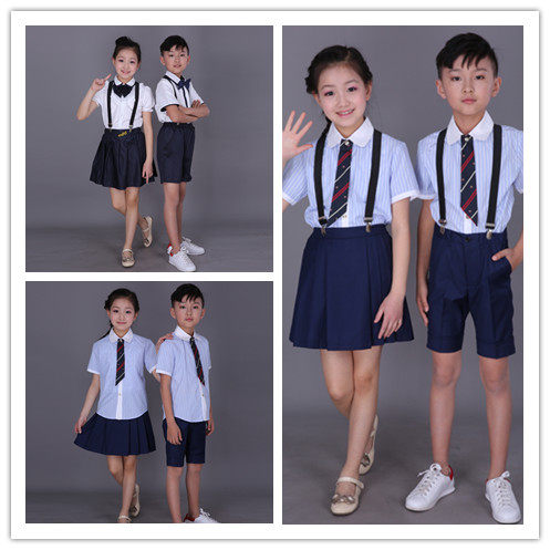 61 boys and girls holding baby bag pants kindergarten recitation primary school students chorus performance clothing children's performance girls