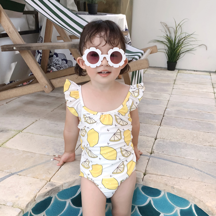ins baby swimsuit woman 3-year-old-half baby swimsuit girl child swimsuit girl girl 2020 summer
