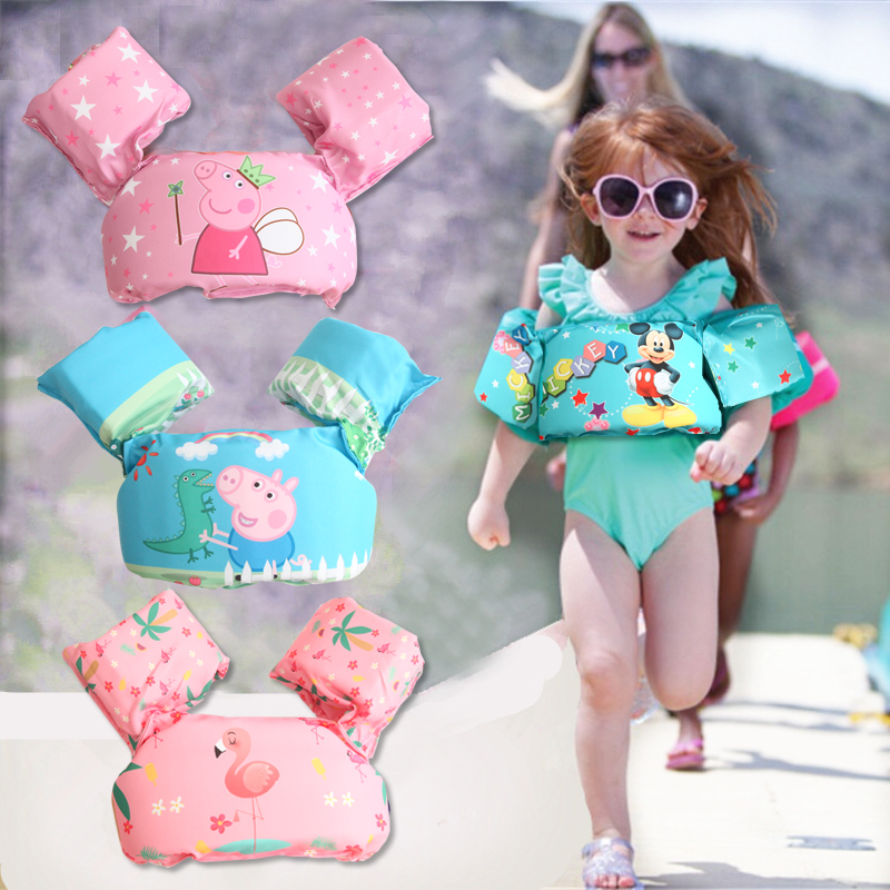 Infant baby baby life jacket baby swimming equipment buoyancy water sleeve back drift swimsuit male and female arm swimming ring