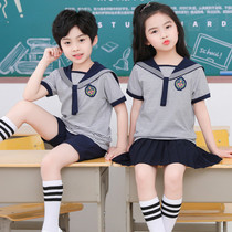 Summer Summer Summer Summer Summer Short Sleeve School Uniform for British Navy Festival Children