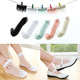 ຖົງຕີນເດັກນ້ອຍ summer thin crystal silk ice silk pure cotton ultra-thin baby middle and large children short-tube glass silk silk socks