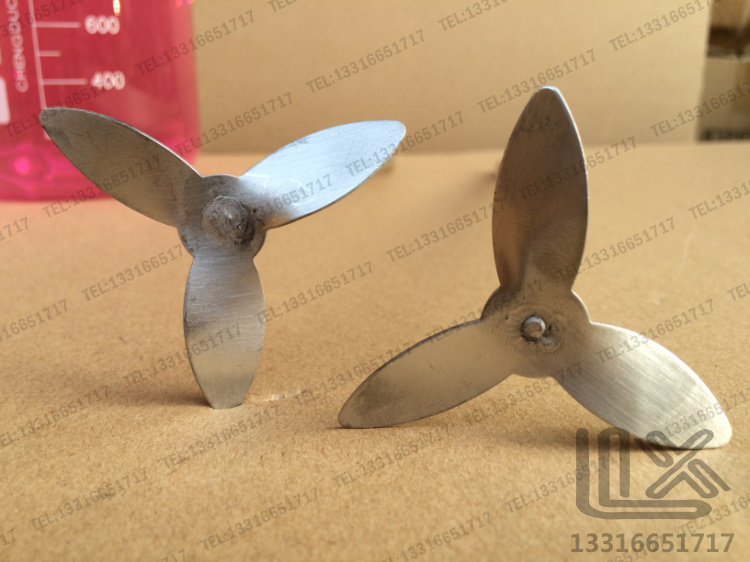 30cm stainless steel stirring bar stirring rod stirring paddle dispersion rod three-blade propeller stationary
