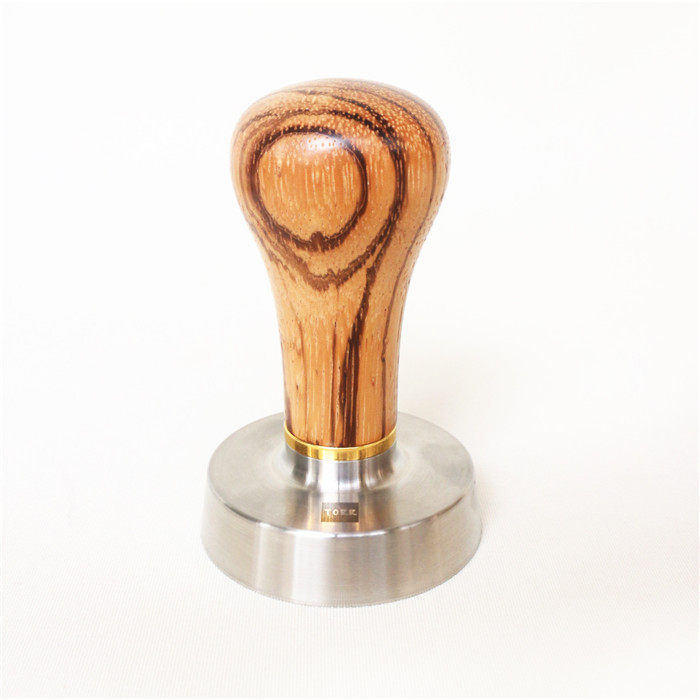 German TORR Coffee powder hammer Coffee Espresso Coffee Press Powder Flat Bottom Beauty Arc Spot Wood Handle