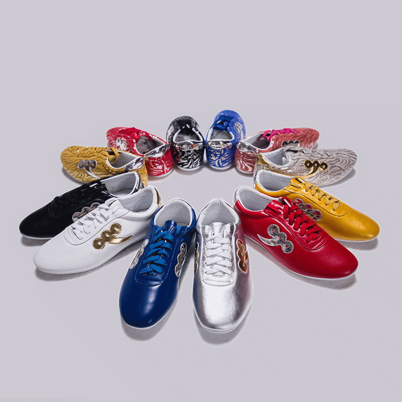 Head - layer bullfights professional match martial arts shoes Xiangyun martial arts shoes Kung fu shoes children Taiji shoes bullish soles