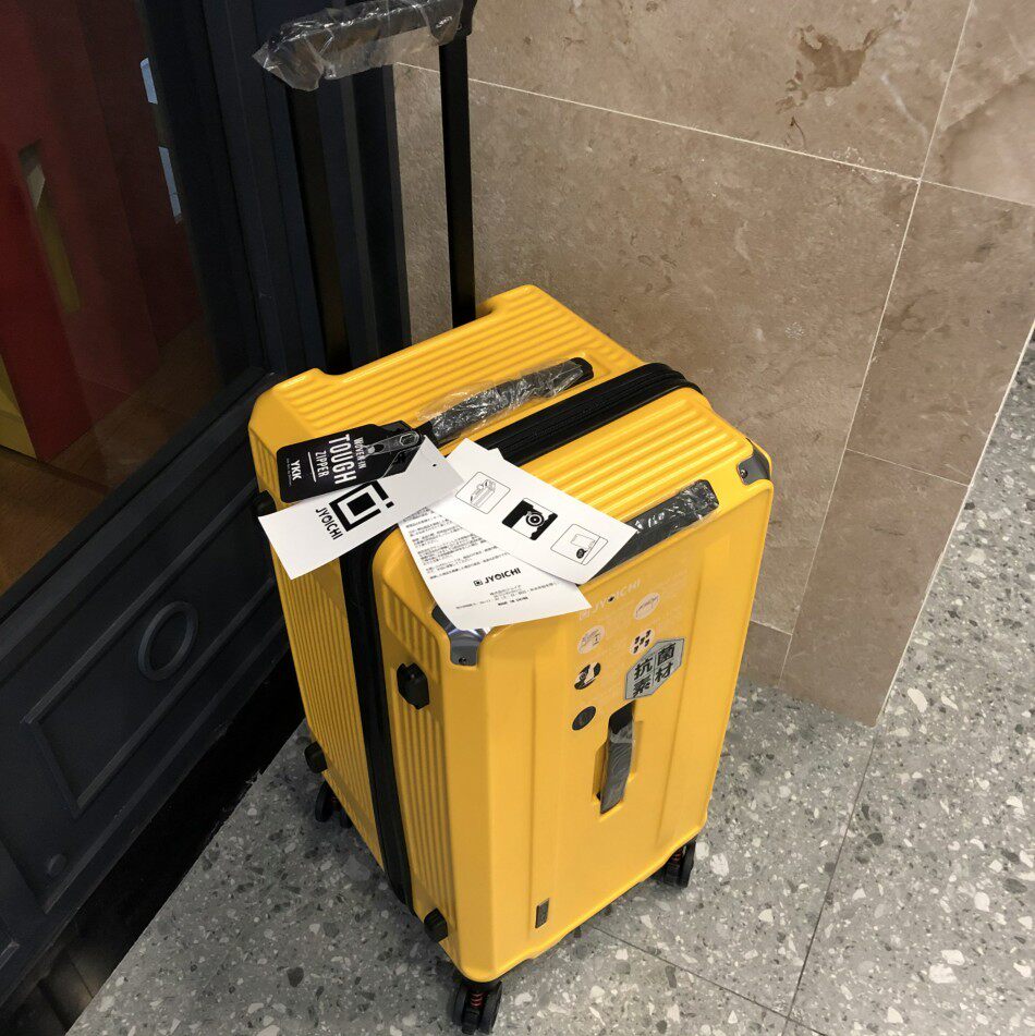 Bull Goods Export Japan Brake Wheel Trunk Ins Nets Red Tides Sturdy and thickened 26-inch larch box trust