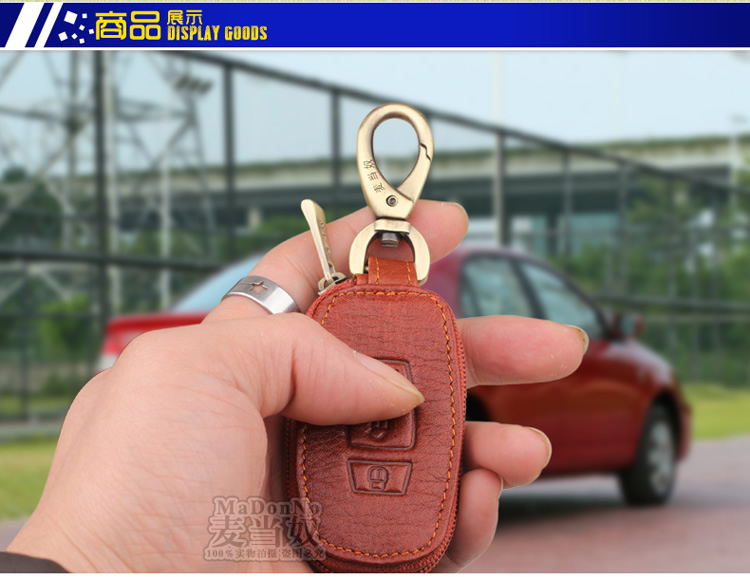 Áp dụng cho túi đựng chìa khóa BYD BYD G6 Tốc độ sắc nét Si Rui Song Qin hộp đựng bằng da móc chìa khóa đẹp