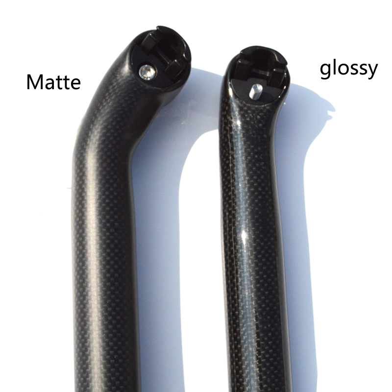AGEKUSL Bike Seat Post Seatpost Carbon Fiber For Brompton Bike MTB 31.8mm 580mm