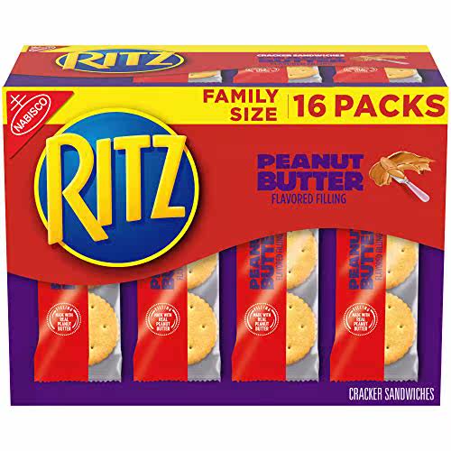 Ritz Peanut Butter Sandwich Crackers Family Size 1