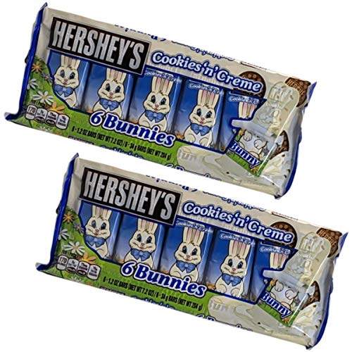 Hersheys Cookies n Creme Bunnies 6-Count of 1 2-Ou