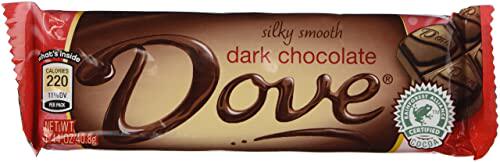 Dove Dark Chocolate Bars Silky Smooth 18 Count of