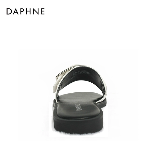 Daphne/达芙妮 Летний комплект, слипоны, повседневные тапочки на плоской подошве, мюли, лето 2020 года, круглый носок