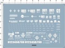 Gundam Model SD Kampfer MS-18E Jingbaofan Jingbaofan Special Water Sticker(60806)