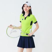 Sports suit womens summer 2021 new fashion Korean version of the age-reducing culottes tennis short skirt sportswear two-piece set