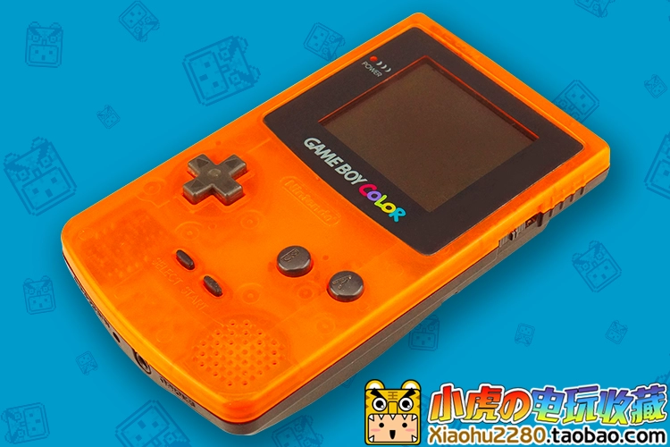 Middle Ages Phiên bản gốc Nintendo GBC Game Console cầm tay Orange Black Limited Edition Màu giới hạn - Bảng điều khiển trò chơi di động máy chơi game cầm tay ps4