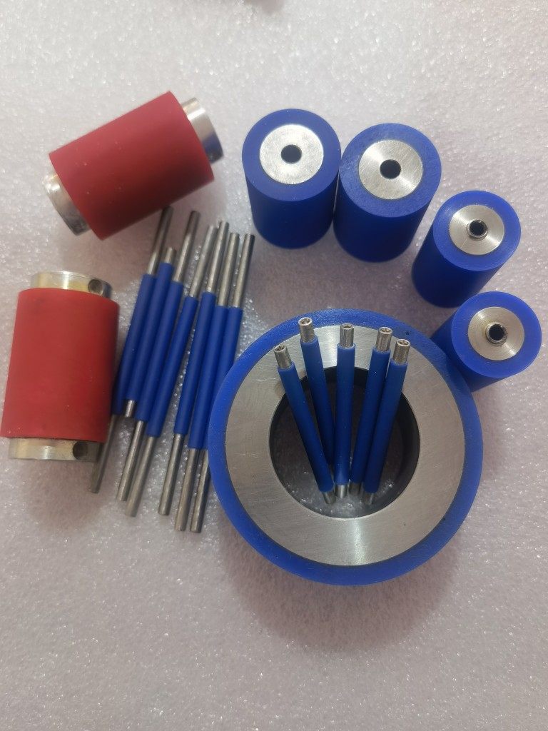 Roller rubberized roller stainless steel unpowered custom double sprocket roller assembly line conveyor belt galvanized roller roller