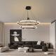 Italian Minimalist Circular Living Room Chandelier, Modern Light Luxury with a High-End Feel, Designer Creative Model Room Showroom Dining Table Lamp