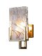 Post-Modern Light Luxury Crystal Wall Lamp, High-End Ice Cube Simple Staircase Aisle Lamp, Bathroom Living Room Bedroom Bedside Lamp