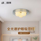 Medieval Style Bedroom Ceiling Lamp, Retro Master Bedroom Room Lamp, French Cream Style Glass Tart Study Lamp