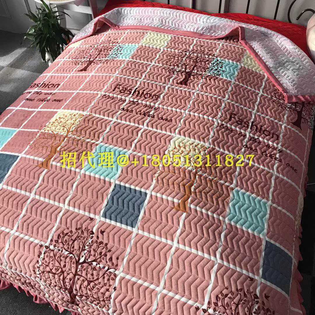 Đặc biệt dày tinh nhung ren giường ấm tấm bìa 2 mét đôi mùa chăn bông ren Quilt - Trải giường ga giường chống thấm nước