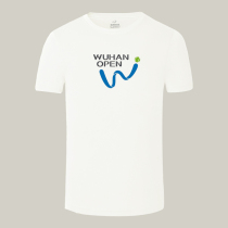Wuhan Tennis Open quick-drying tennis wear short-sleeved custom sports tops game jersey training printing quick-drying