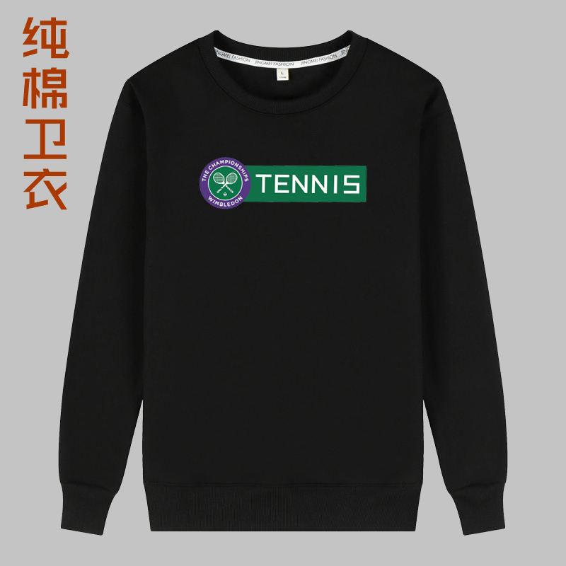 Tennis clothing warm net four large summer pure cotton casual tops long sleeve t-shirt pullover men's and women's tailoring team suit