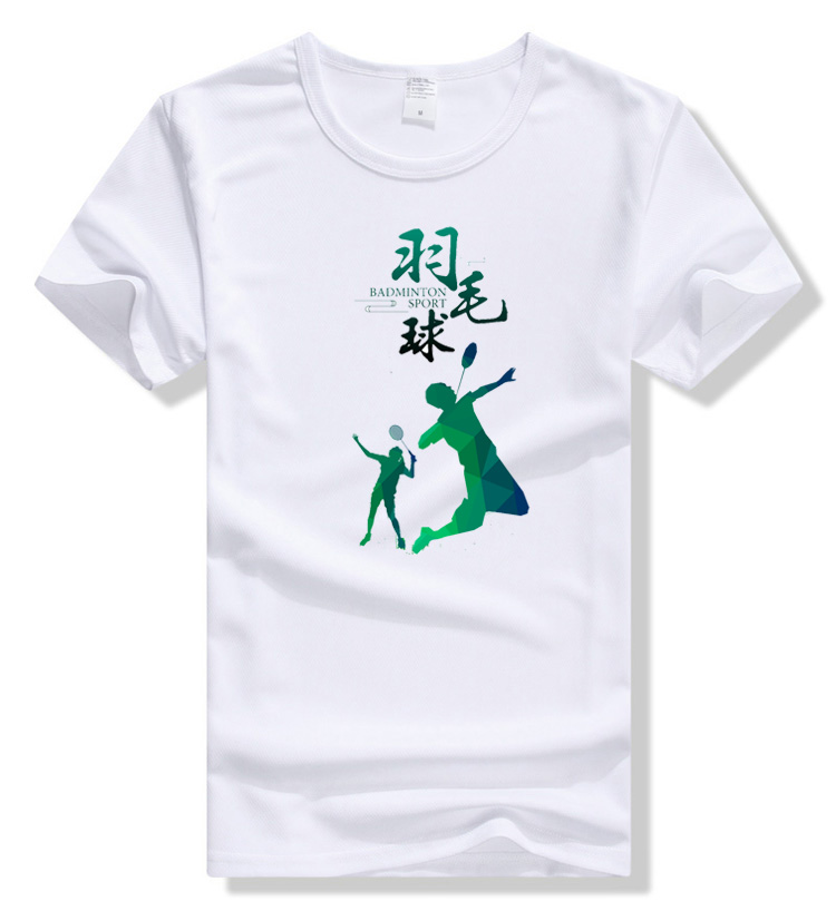 Badminton Dry Men and Women T-shirt Training Round-collar Jersey Costume Customized Cultural Clothes
