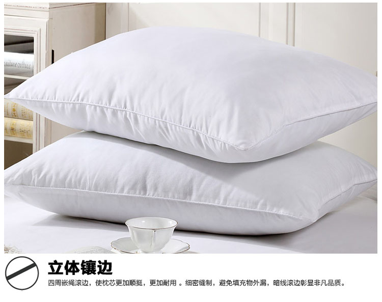 Gối bông đơn nhung nhung cổ mềm khách sạn sức khỏe gối một đôi ưu đãi đặc biệt chính hãng gối cao su kim cương