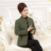 Mùa xuân 2018 và mẹ mới với áo khoác cotton mỏng cho phụ nữ 40 tuổi 50 bộ đồ cotton mùa đông và áo khoác cotton nữ áo kiểu tuổi trung niên Quần áo của mẹ