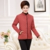 Mùa xuân 2018 và mẹ mới với áo khoác cotton mỏng cho phụ nữ 40 tuổi 50 bộ đồ cotton mùa đông và áo khoác cotton nữ áo kiểu tuổi trung niên Quần áo của mẹ