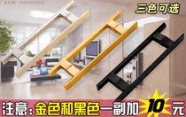 Aluminum alloy solid handle glass door door handle shower room door wooden door handle equipment machine tool handrail surface mounted