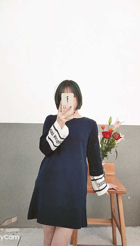 福利价la Babite拉夏贝尔100 纯棉女士卫衣连衣裙直播价