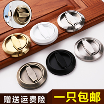 304 stainless steel stealth lock single - sided double - sided spherical lock dark background wall inside the lock