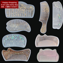 10Pcs Crystal Epoxy Resin Mold Comb Casting Silicone Mould D